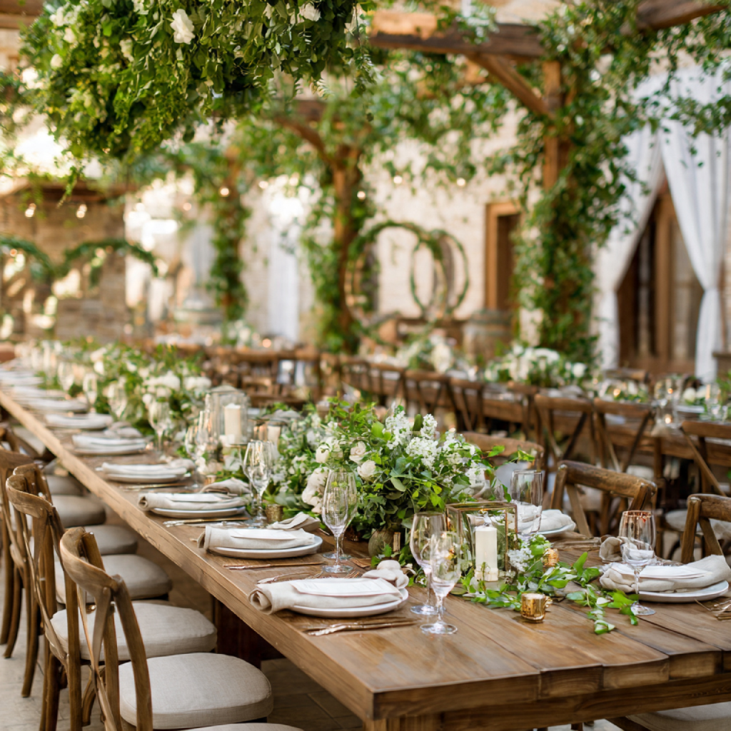 Embrace a Garden-Inspired Reception Theme