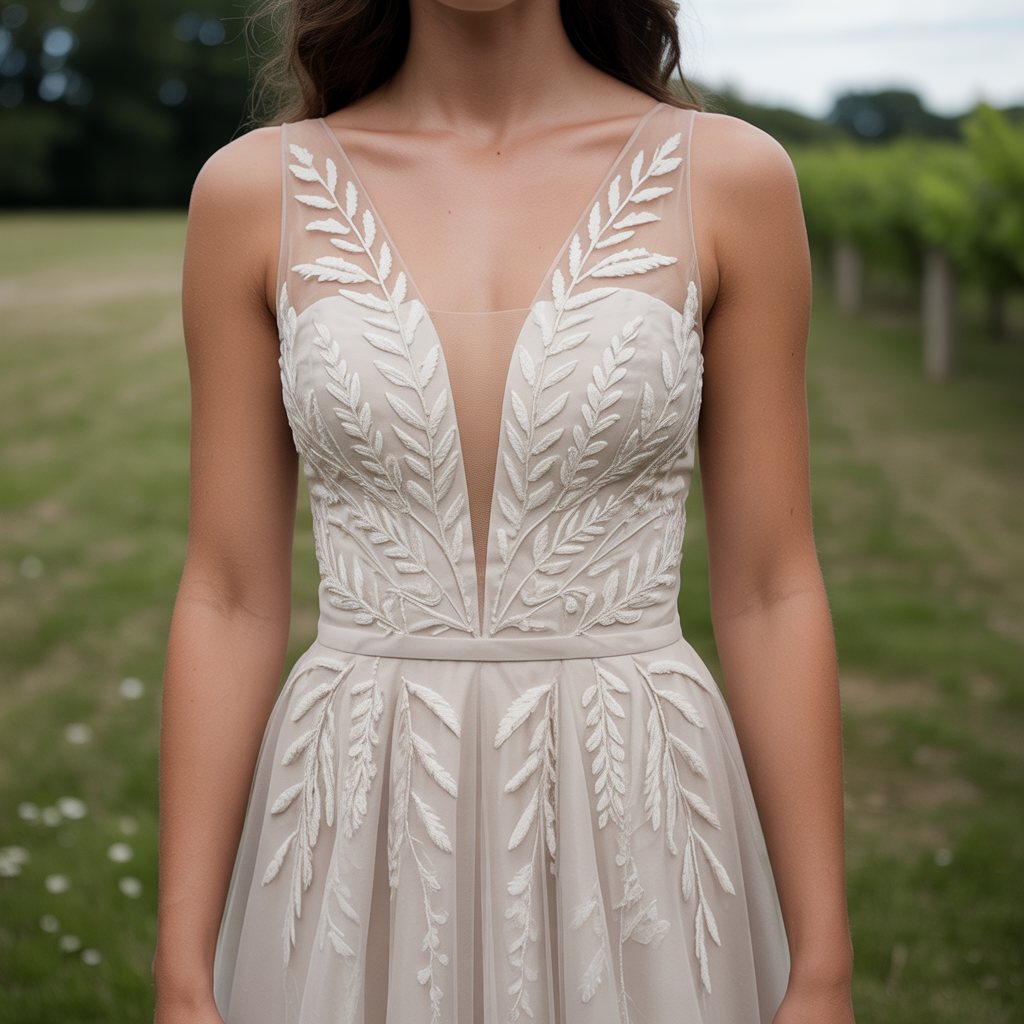 Embroidery or Appliqué Inspired by Wild Terrain