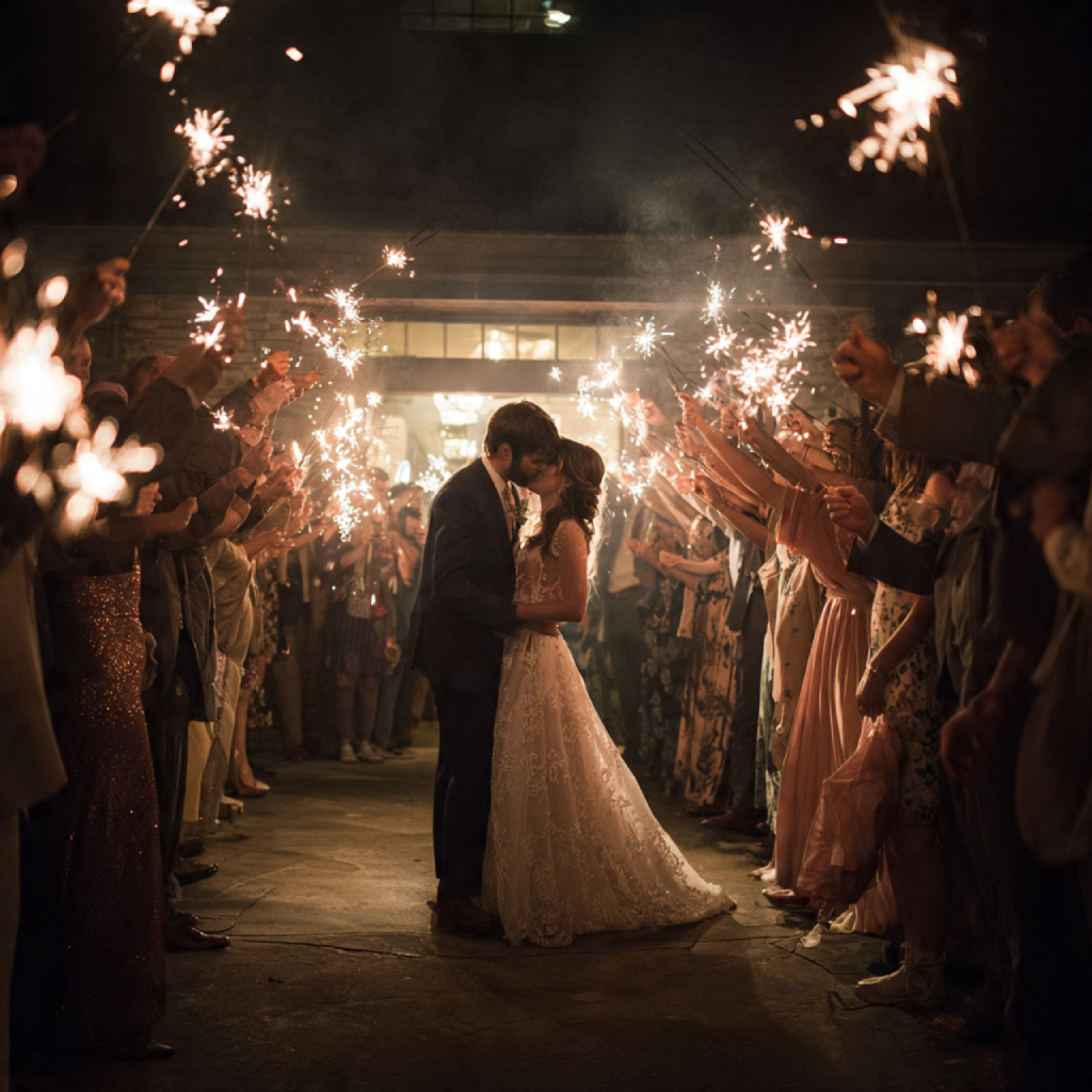 End the Night with a Sparkler Send-Off