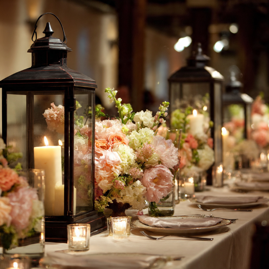 Ethereal Glow Spring Candlelight and Lantern Decor