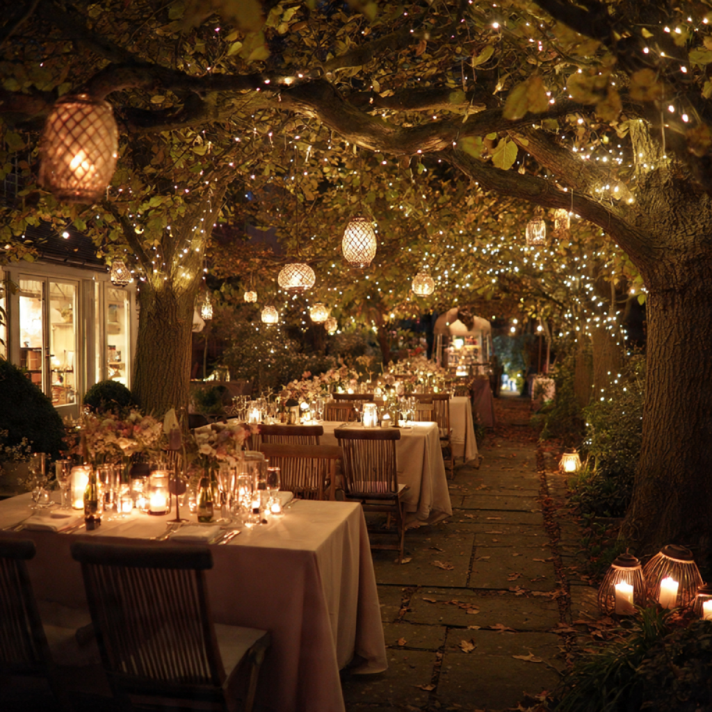 Ethereal Lighting with Candles and Fairy Lights