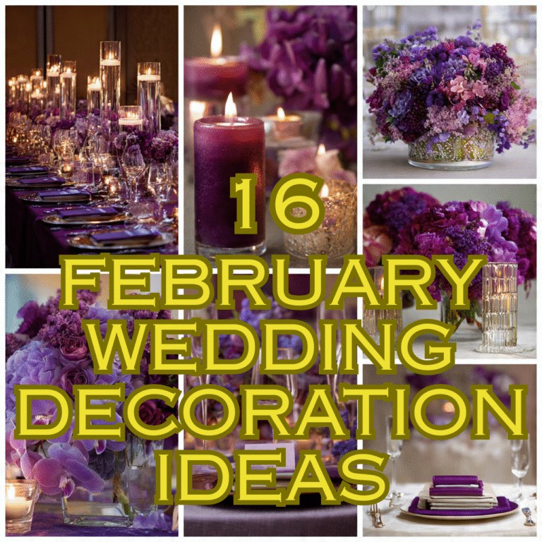 February Wedding Decoration Ideas