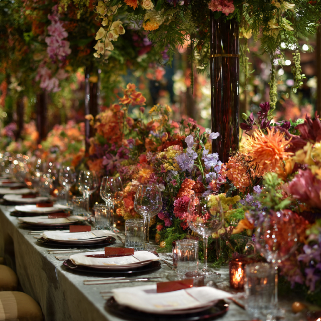 Floral Fantasy Statement Centerpieces and Table Styling