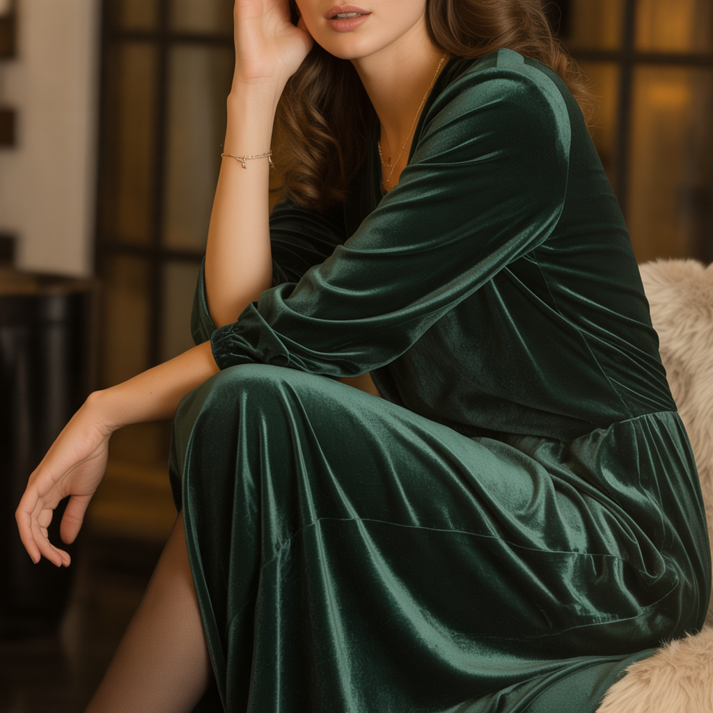 Forest Green Velvet Luxe