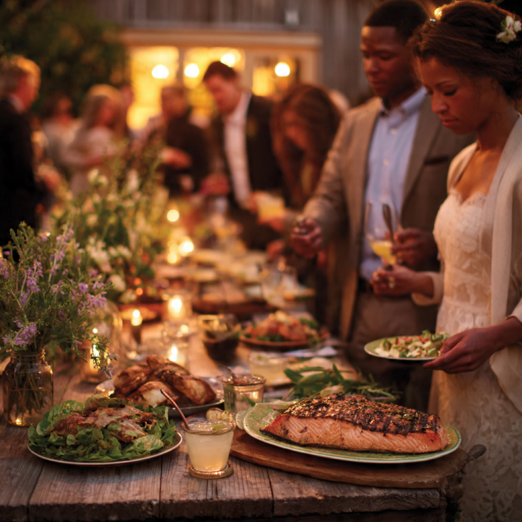 Fresh Air Feasts Seasonal Spring Wedding Menus