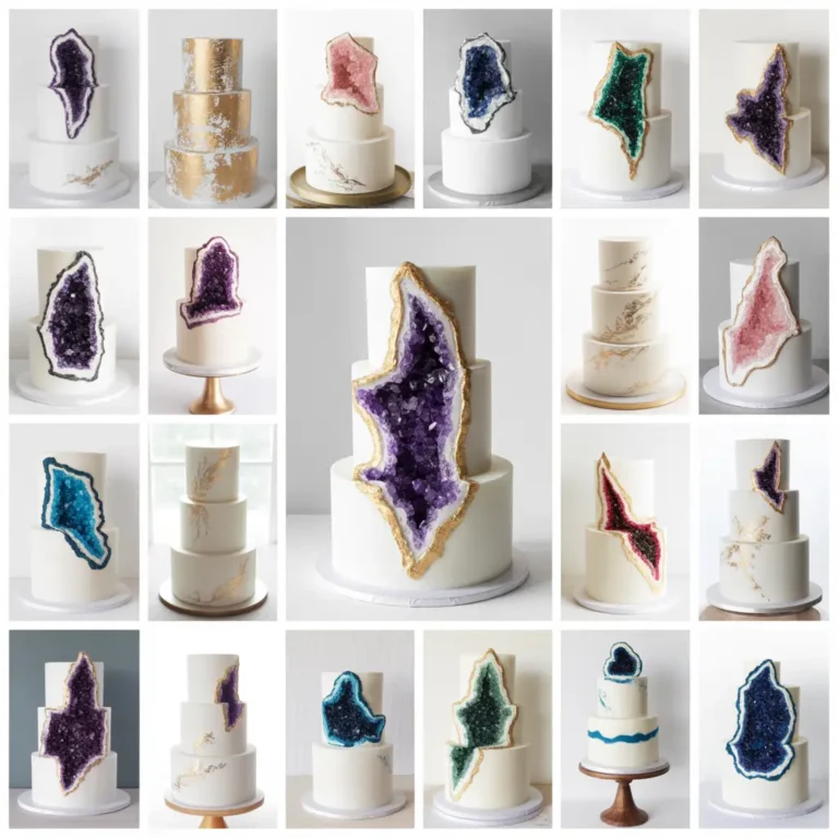 Geode Wedding Cake Ideas