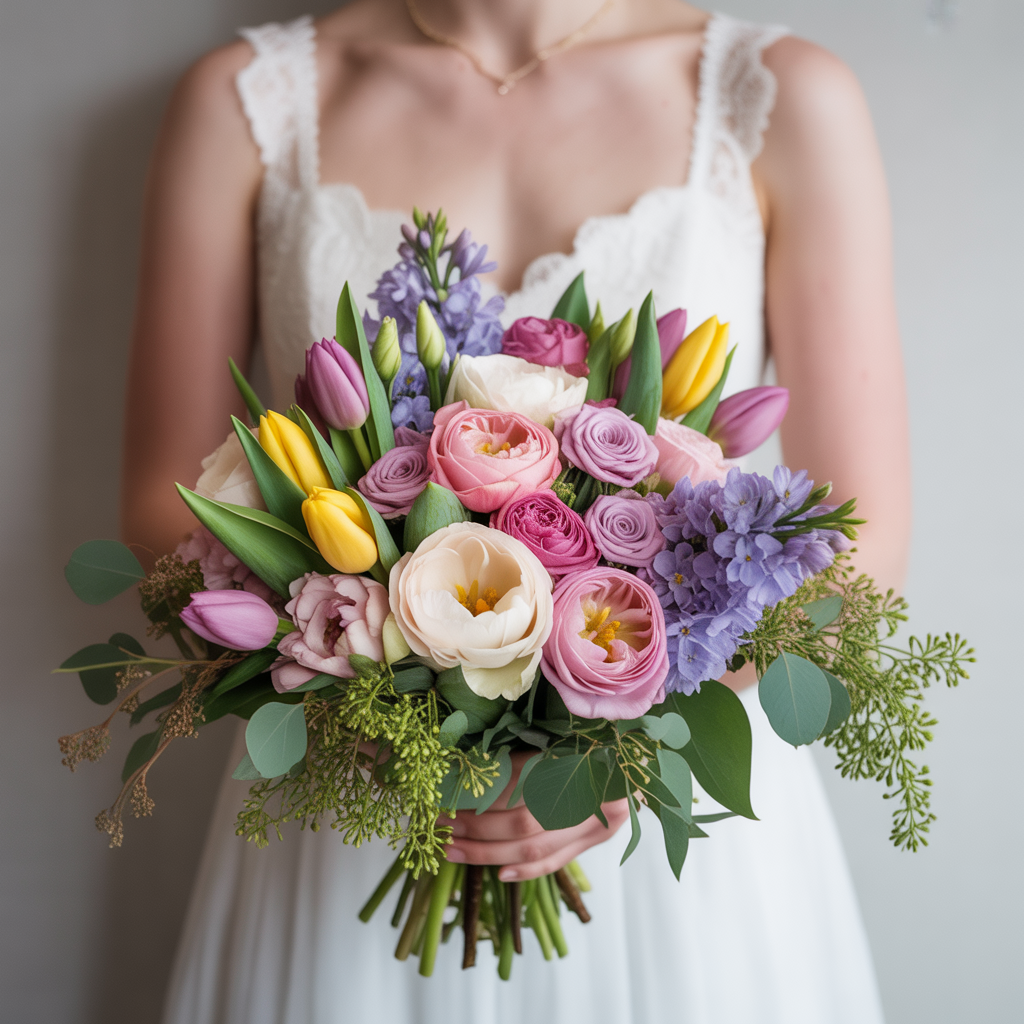 Golden Hour Magic Outdoor Spring Wedding Photography