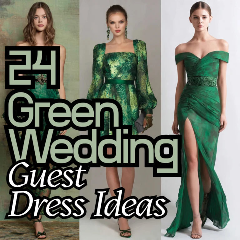 Green Wedding Guest Dress Ideas