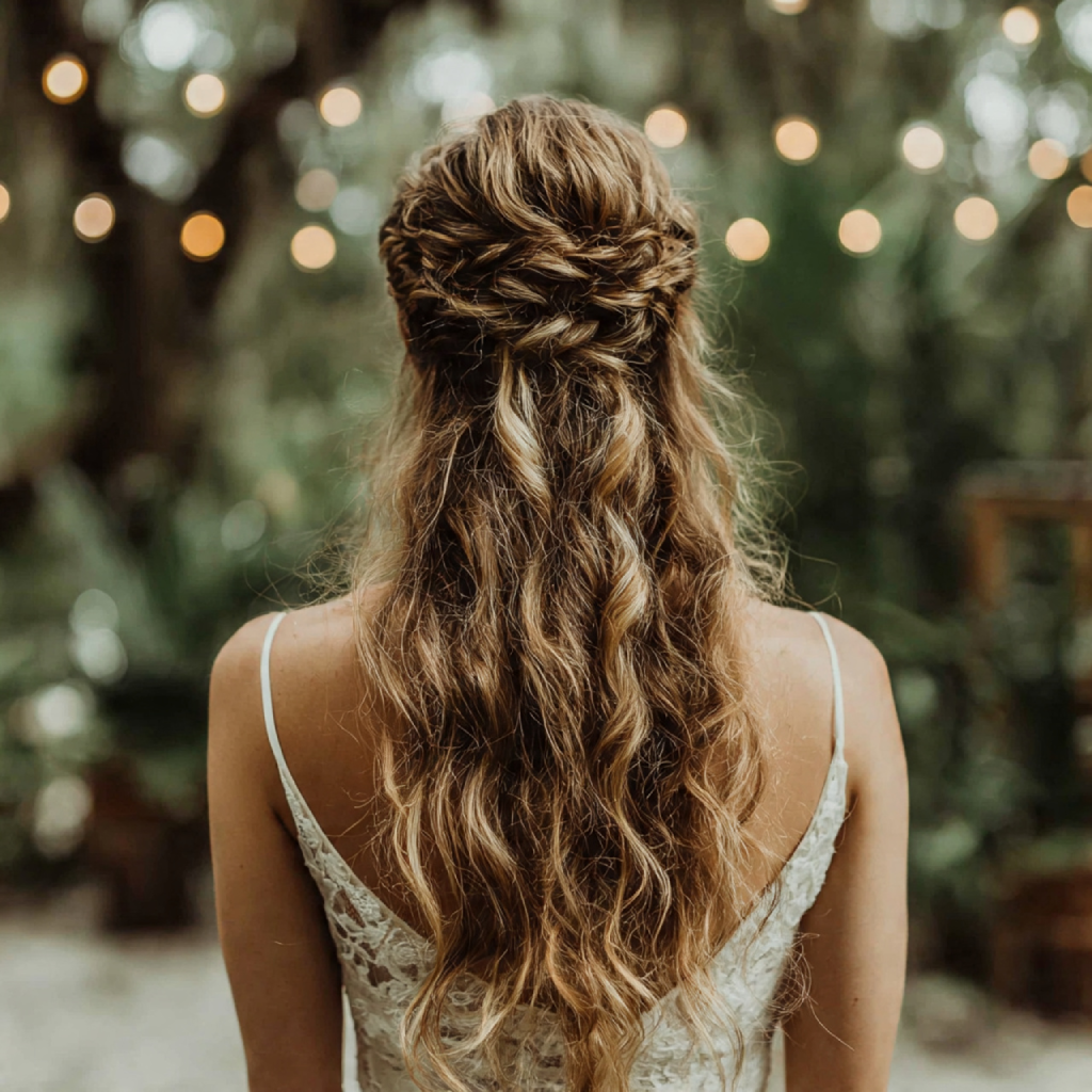 Half-Up Twisted Style