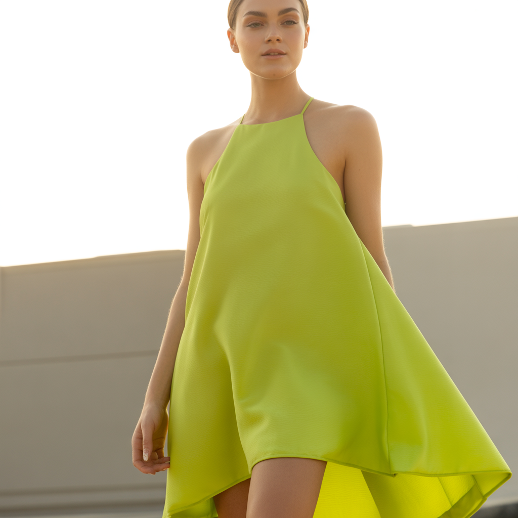 Lime Green Modern Flair