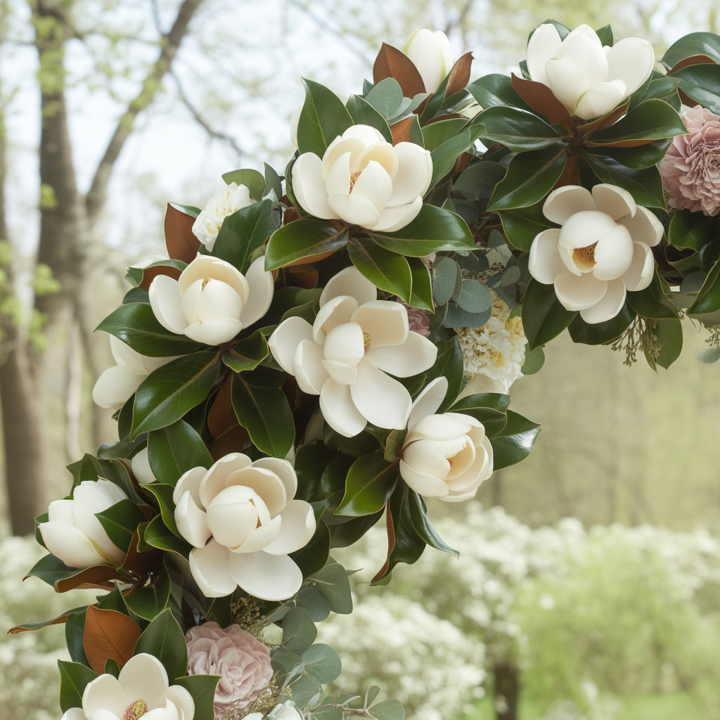 Lush Magnolias for Southern Grandeur