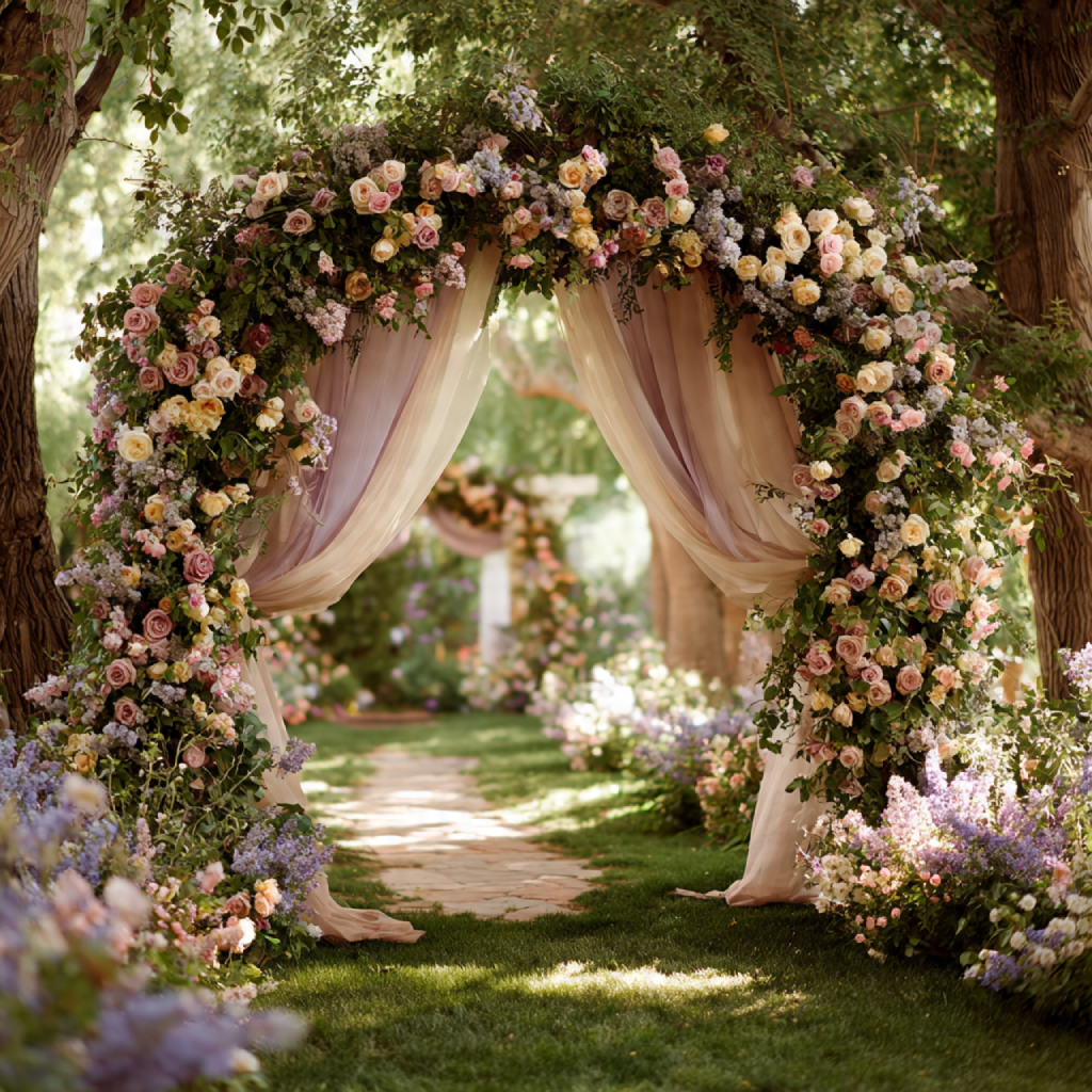 Minimalist Baby’s Breath Flower Wall