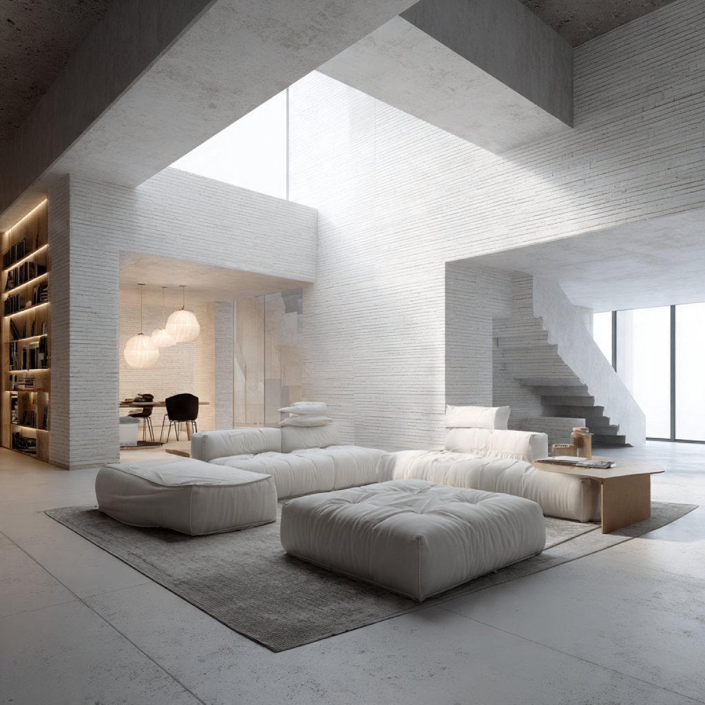 Modern Minimalist White