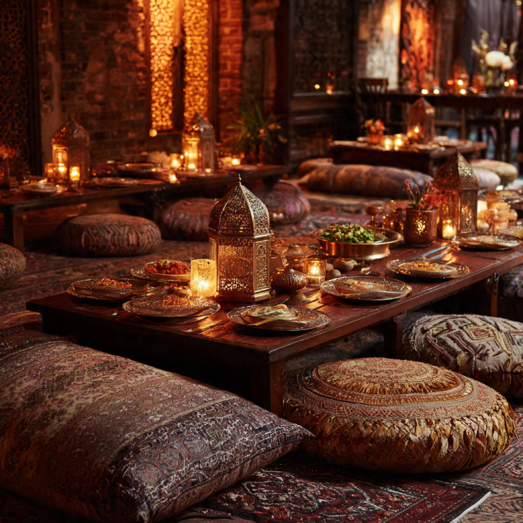 Moroccan Courtyard Glow