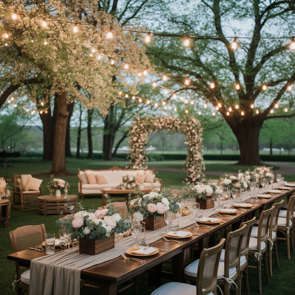 Nature’s Canvas Outdoor Garden Receptions
