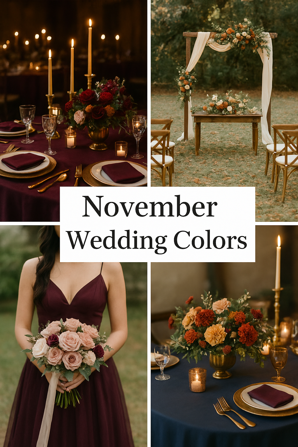 November Wedding Colors