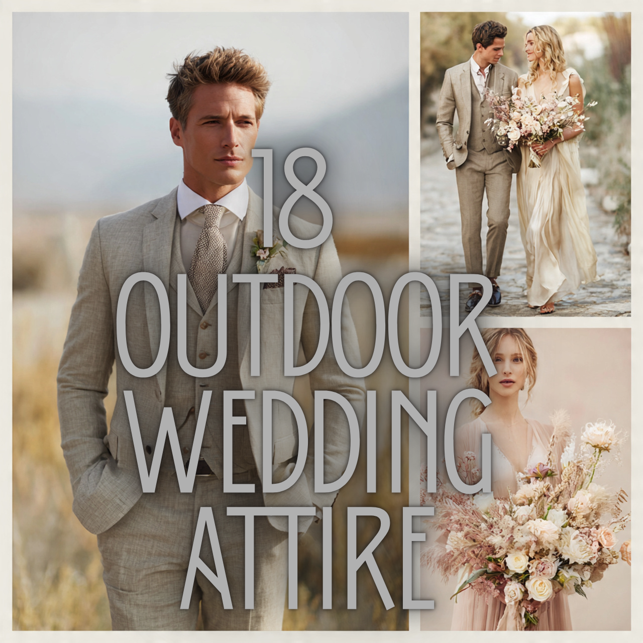 18 Elegant Outdoor Wedding Attire Ideas for Every Season 21 Outdoor Wedding Attire