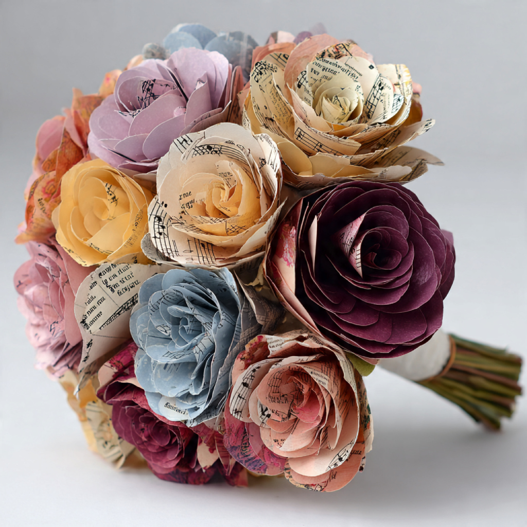 Paper Flower Bouquets for Artistic Flair