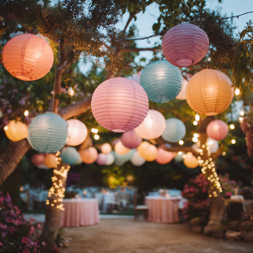 Paper Lanterns for Ethereal Glow