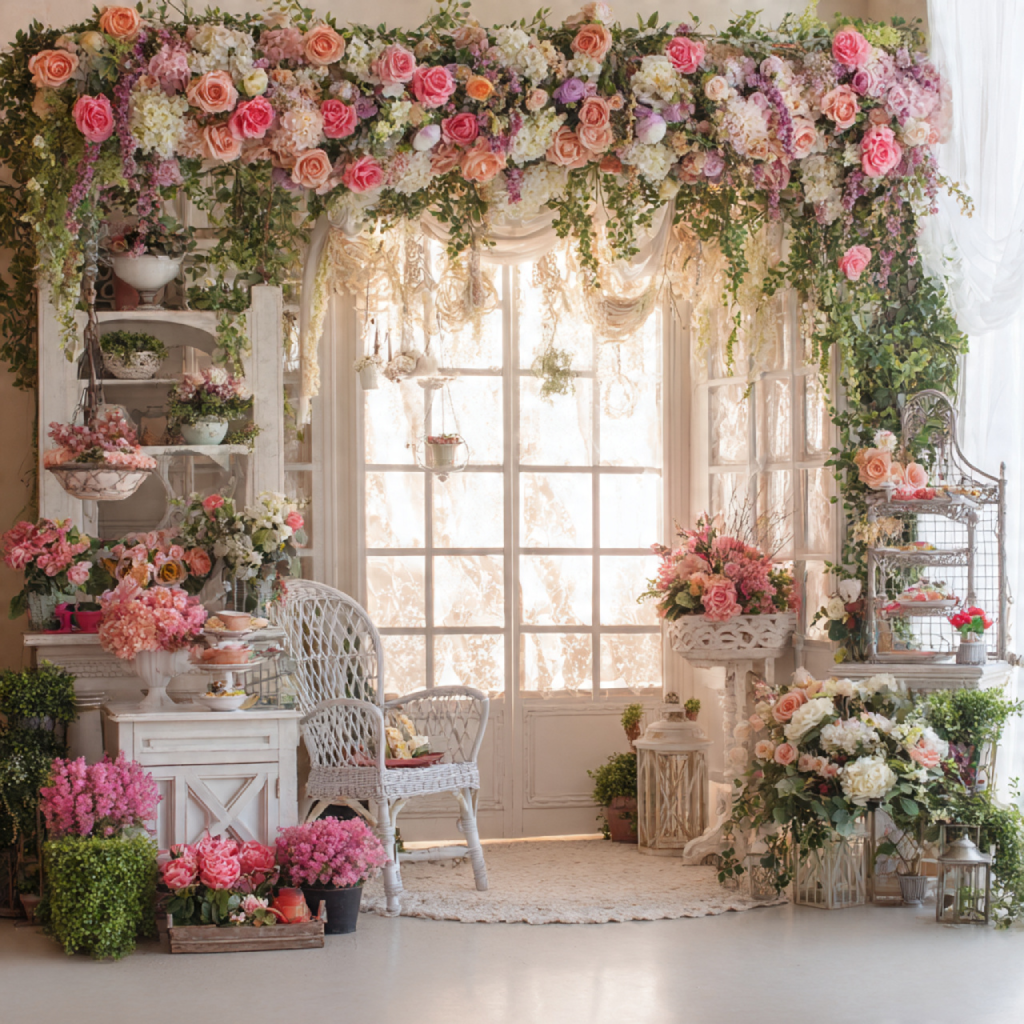 20 How to Plan a Charming Tea Party Bridal Shower 8 Photo Backdrop With Tea Party Flair