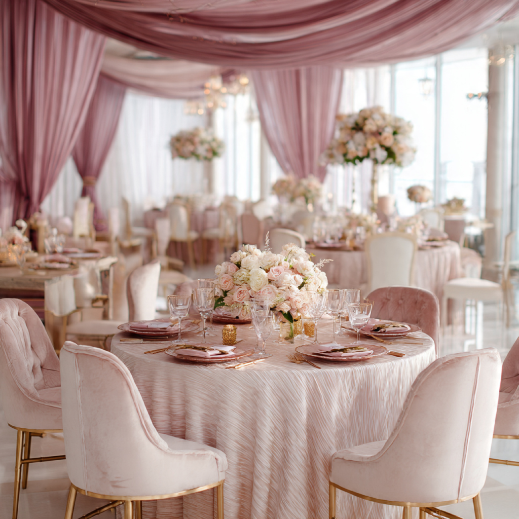 18 Romantic Dusty Pink Wedding Ideas for an Elegant Celebration 19 Rentals Dusty Pink Wedding Ideas