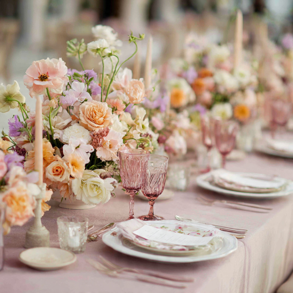 Romantic Pastels and Soft Hues