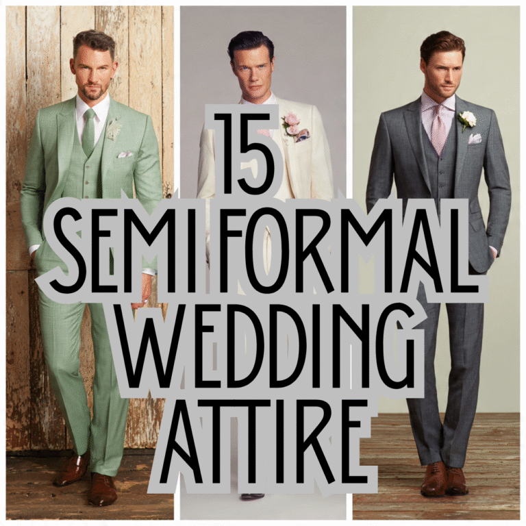 Semi Formal Wedding Attire