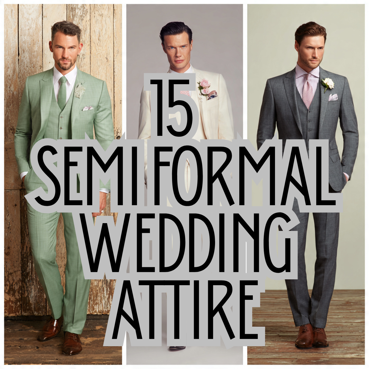 Semi Formal Wedding Attire