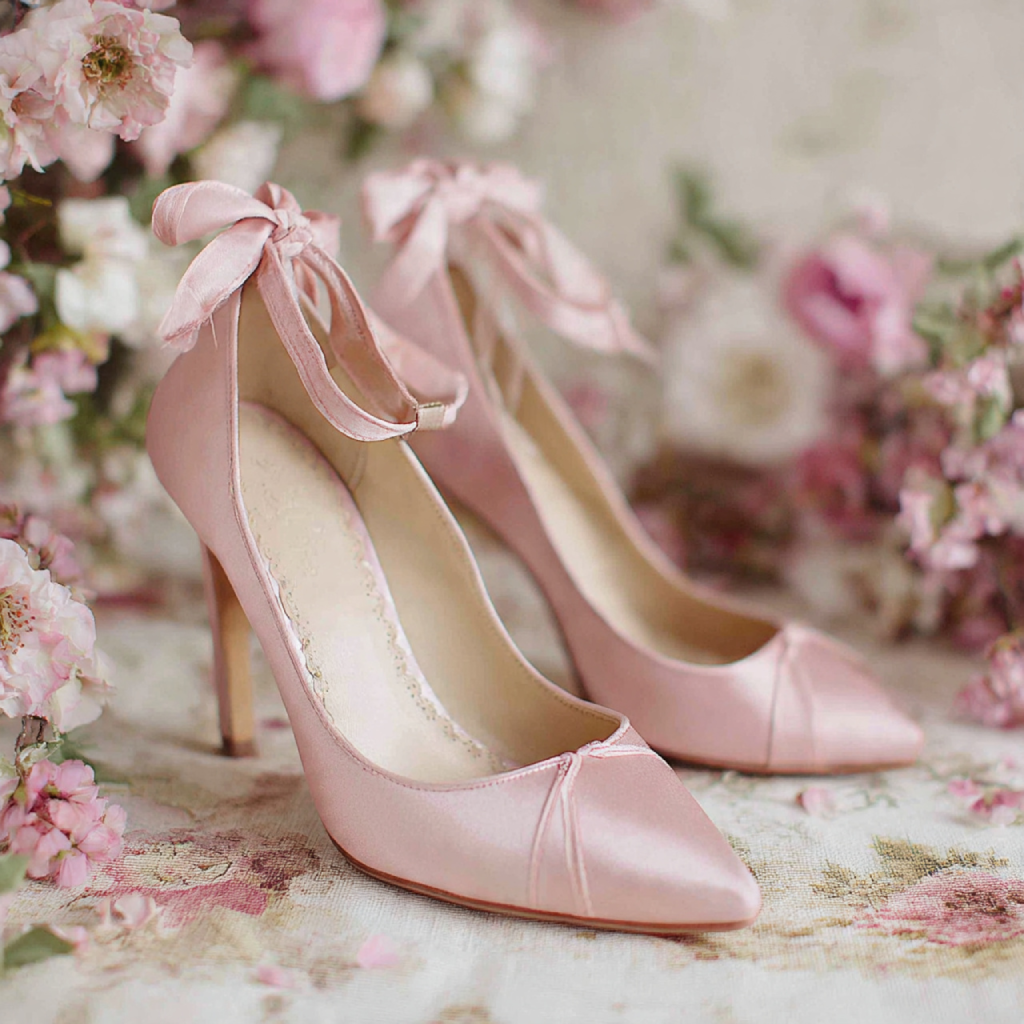 18 Romantic Dusty Pink Wedding Ideas for an Elegant Celebration 15 Shoes Dusty Pink Wedding Ideas