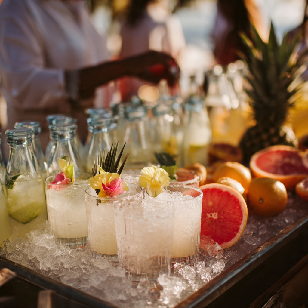 Signature Tropical Cocktail and Mocktail Bar