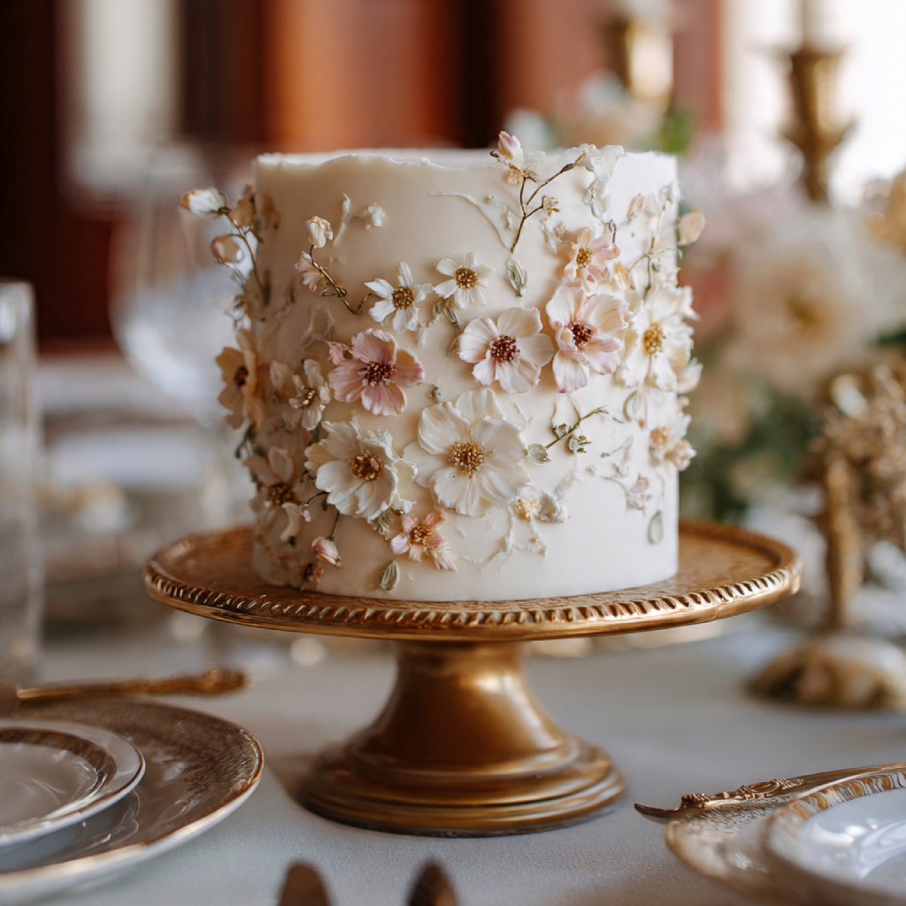 Single-Tier Statement Cake