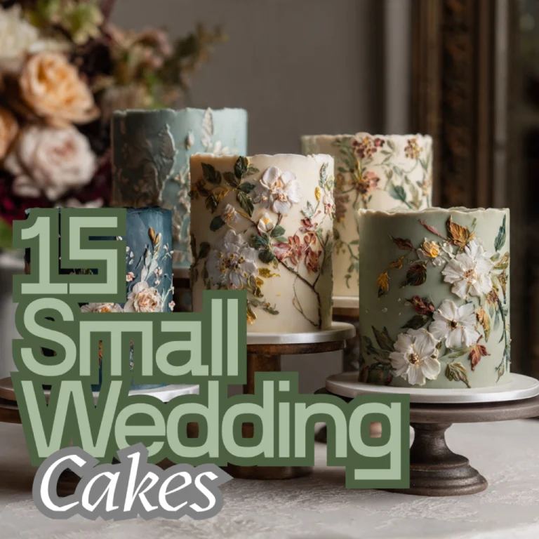 15 Elegant Small Wedding Cakes for Intimate Celebrations
