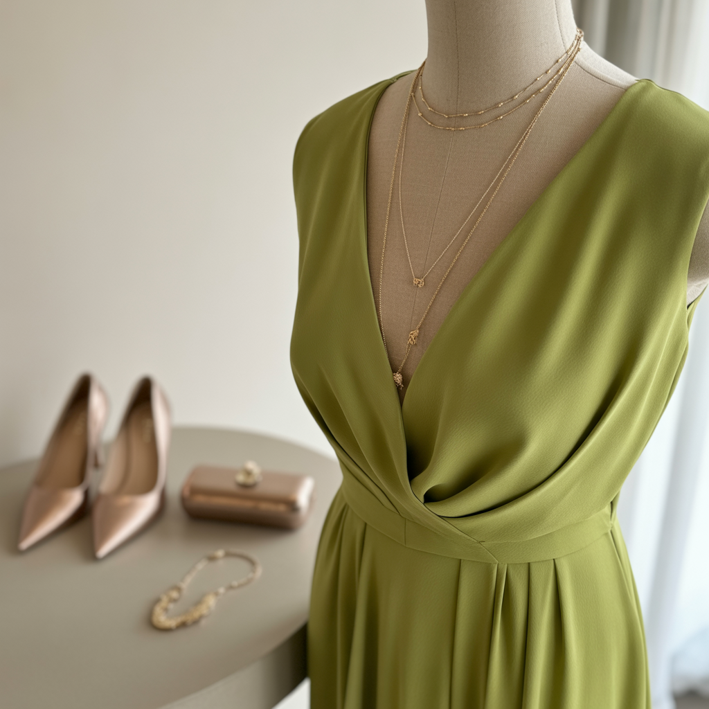 Styling Green Wedding Guest Dresses