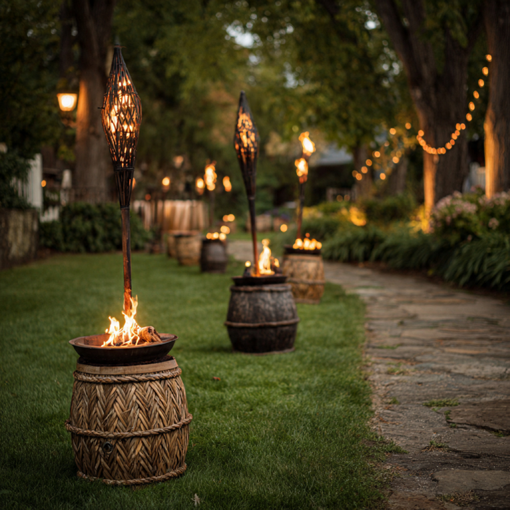 Torch or Fire Pit Accents