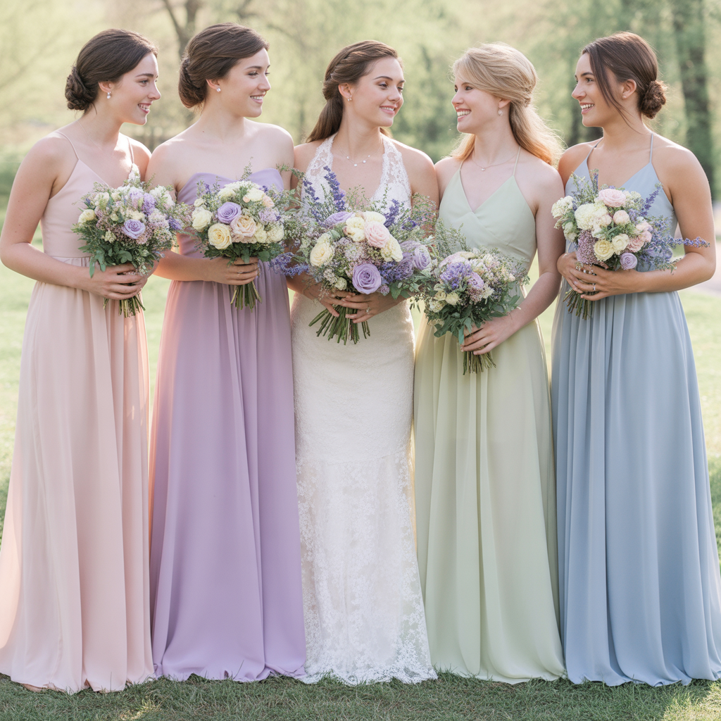 Whispers of Pastel A Dreamy Spring Wedding Color Palette
