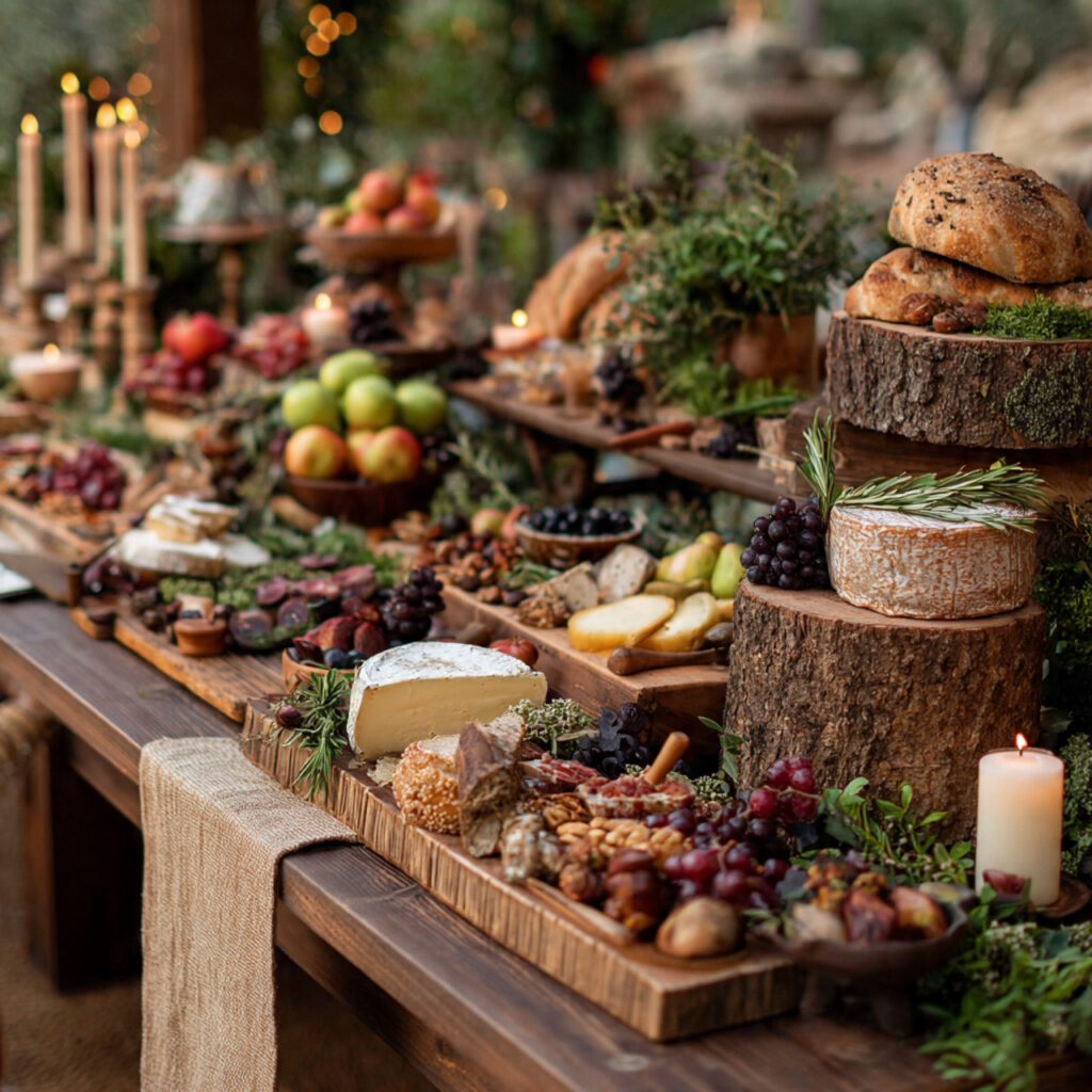 20 Best Wedding Menu Ideas for Every Style and Season 10 Bohemian Grazing Table