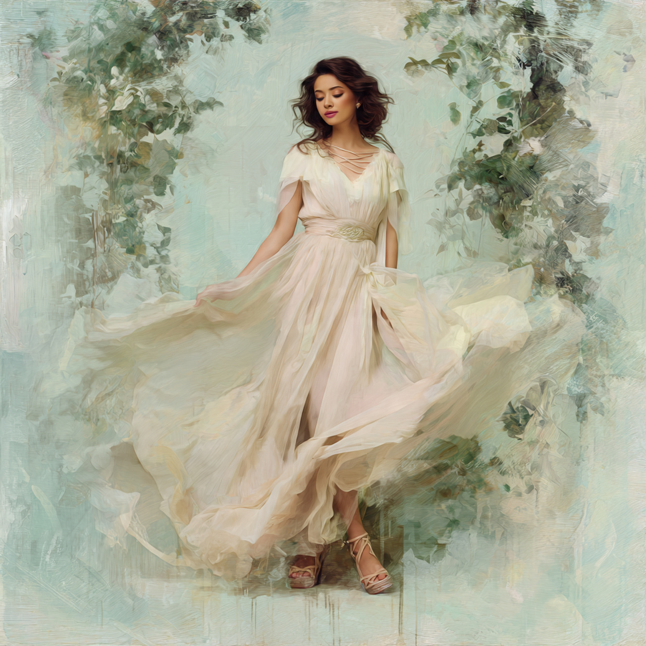 Lightweight Chiffon Gowns for Flowing Elegance