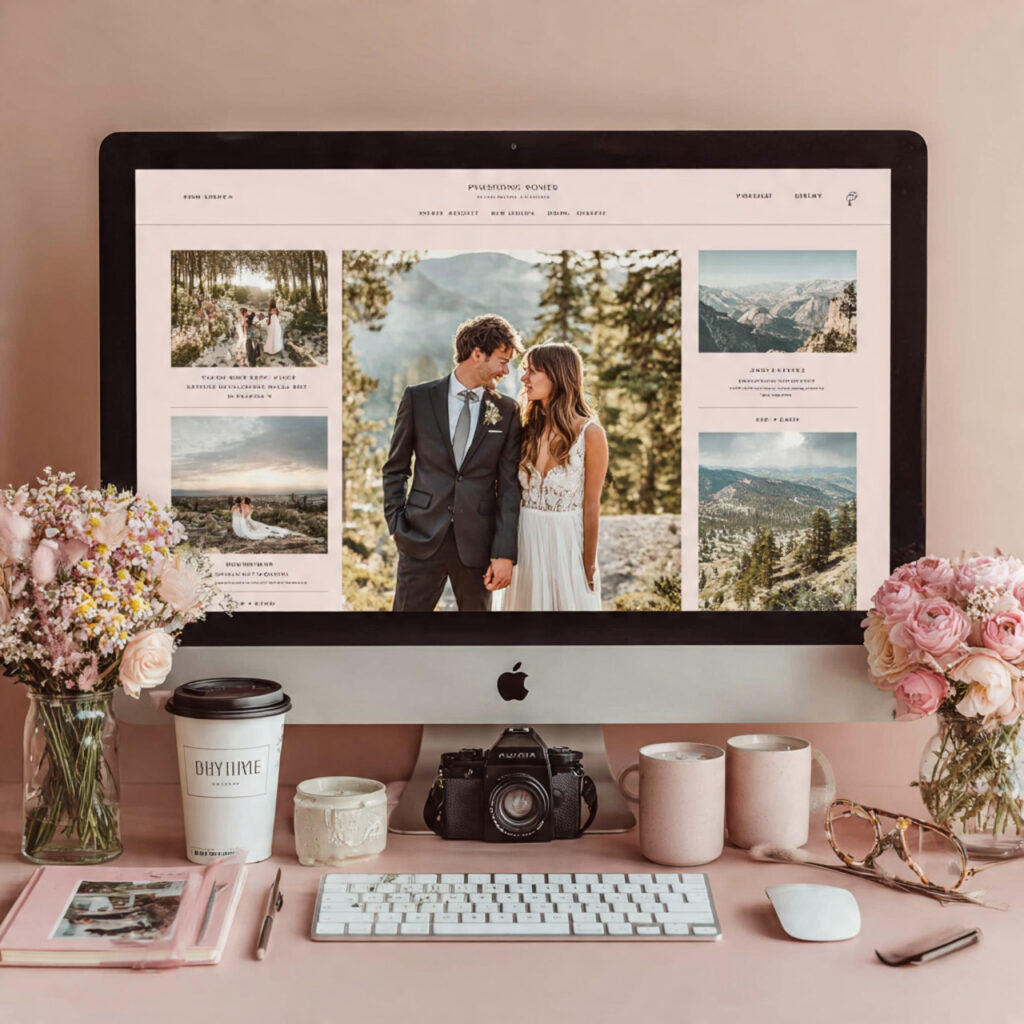 a computer screen showing a beautifully designed