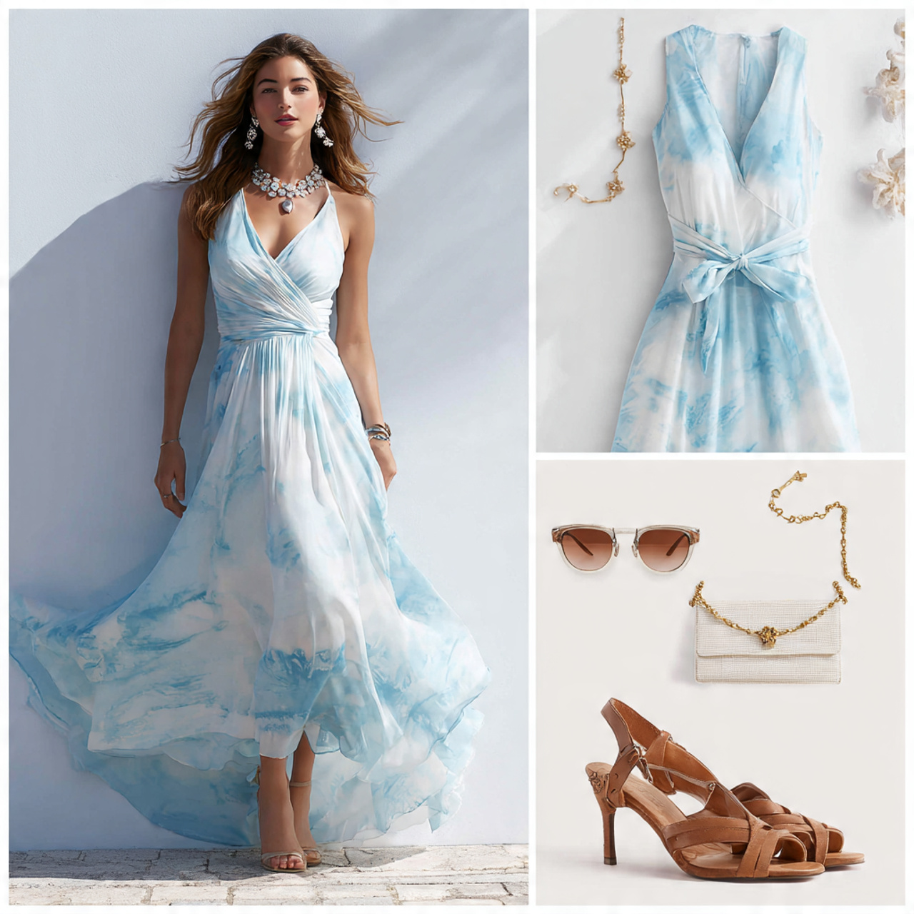 15 What To Wear To A Destination Wedding: Expert Style Guide 3 Flowy Dresses for Coastal Ceremonies