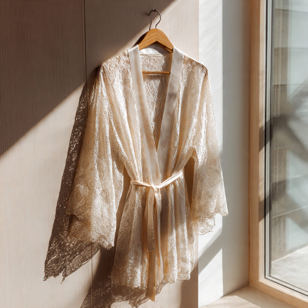 Create a Meaningful Bridal Robe