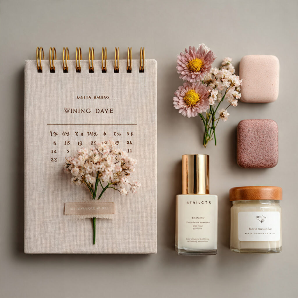 21 Bridal Shower Etiquette rules to Plan a Beautiful and Polished Event 2 a minimalist calendar with wedding and bridal