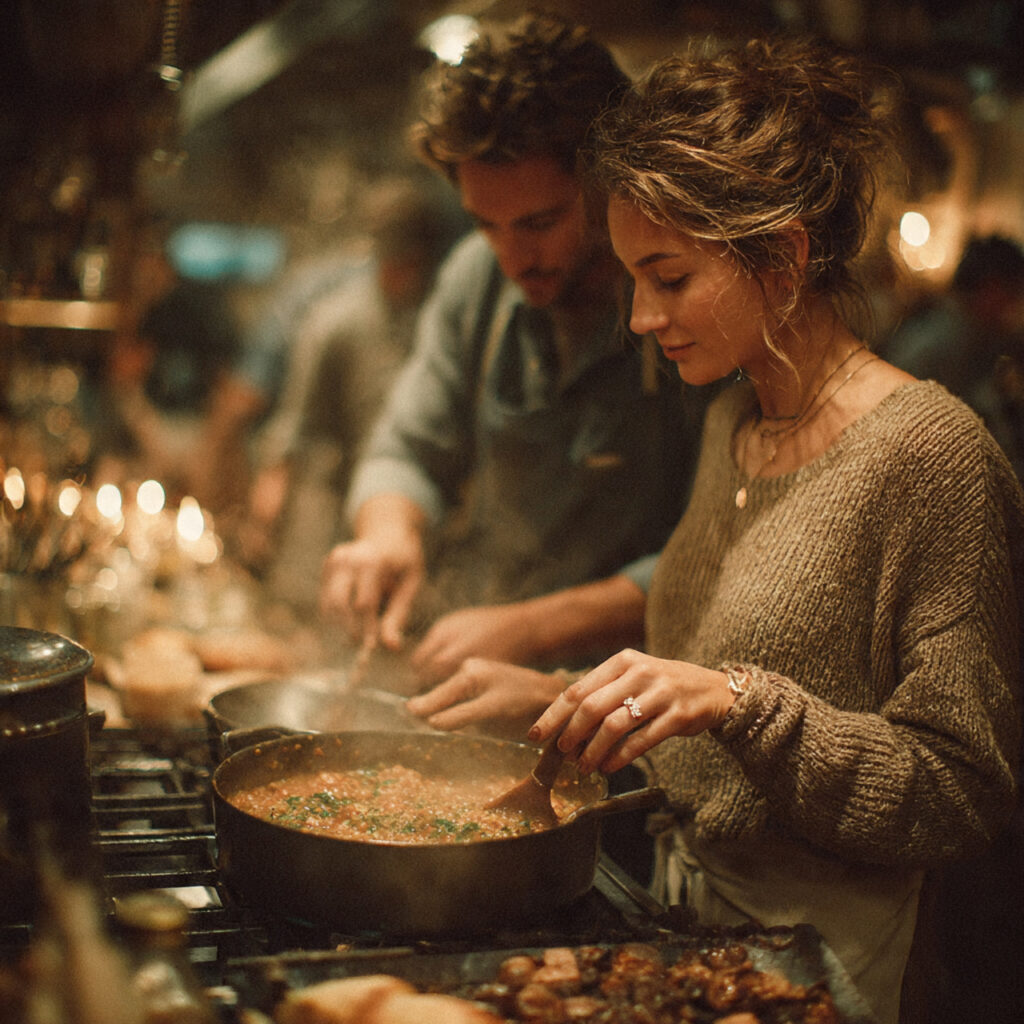 a natural lifestyle photo of a couple