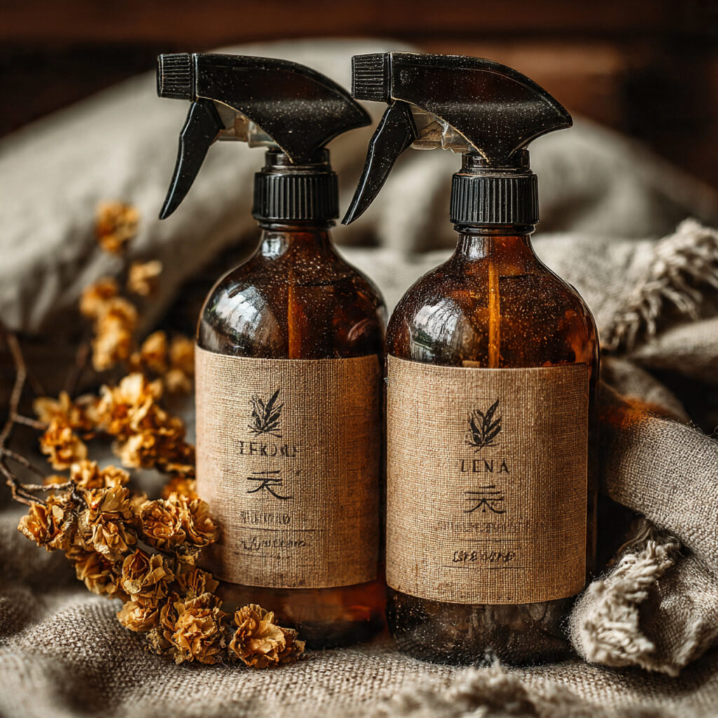 20 Unique Wedding Giveaways Ideas for Meaningful Favours 16 amber glass linen spray bottles fine mist