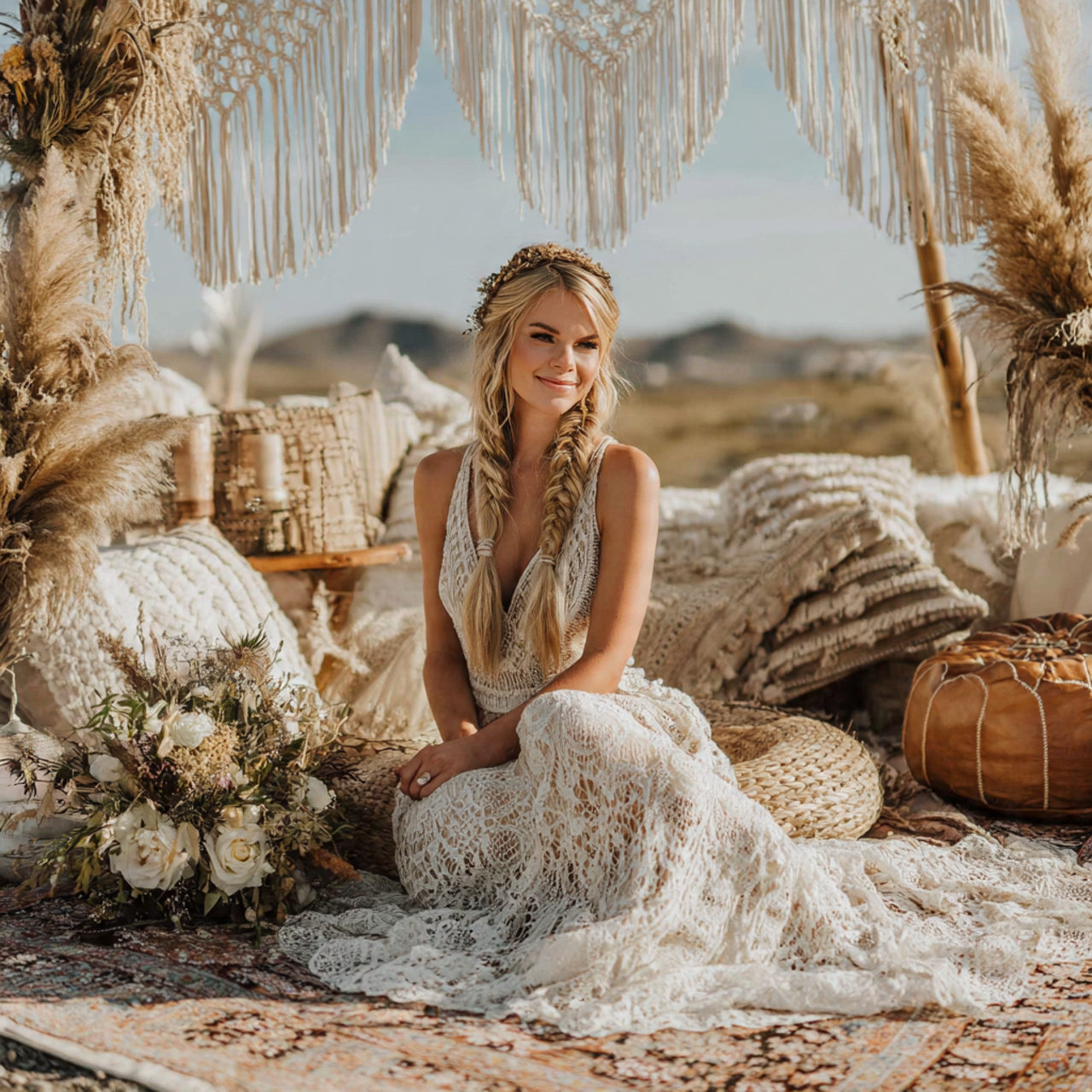 Bohemian Meadow Romance