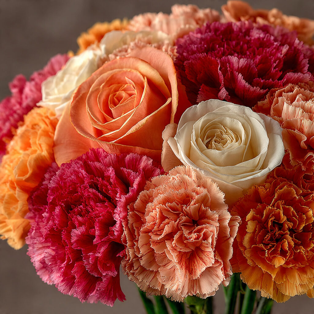 24 Affordable Wedding Flower Cost Ideas for Elegant Celebrations 3 bouquet combining premium and budget friendly blooms roses