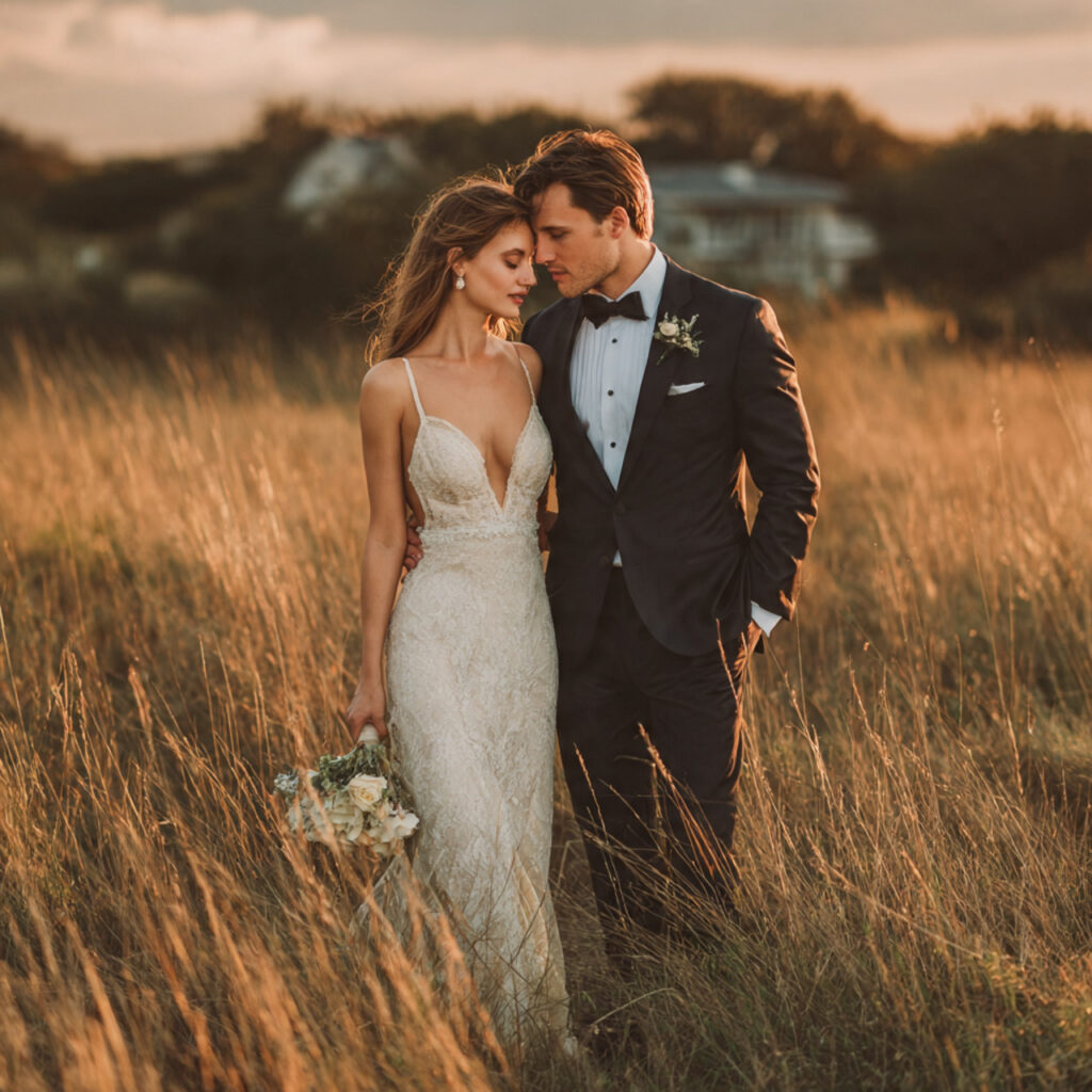 20 ideas for Essential Wedding Photographer Checklist for a Flawless Wedding 15 bride and groom in golden hour light