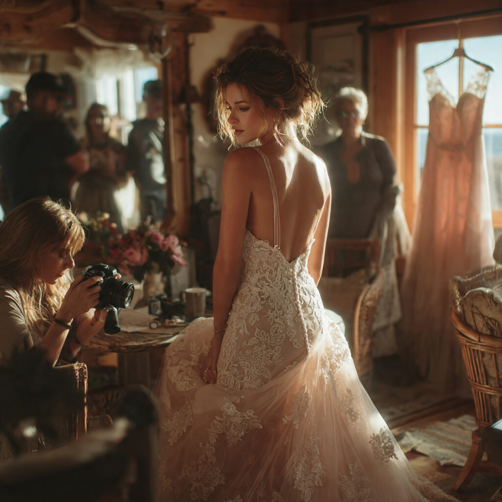 20 ideas for Essential Wedding Photographer Checklist for a Flawless Wedding 11 bride getting ready in a sunlit room