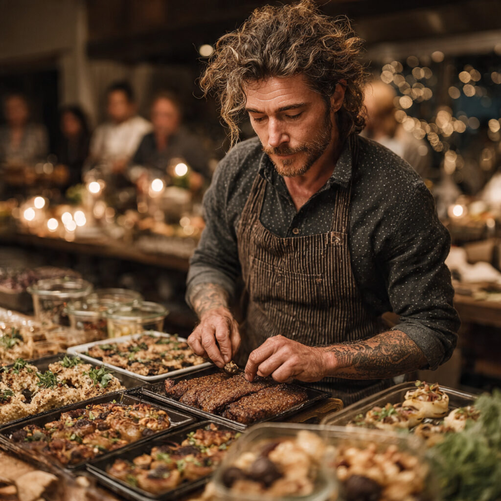 25 Bachelor Party Planning Tips & Creative Ideas for a Perfect Send-Off 9 chef preparing a gourmet meal in a