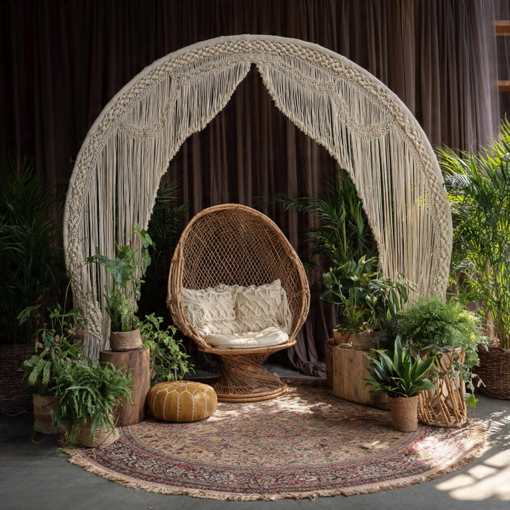 Wedding Arch ideas: 20 Breathtaking Ideas That Add Instant Magic to Your Day 14 Circular Macramé Arch