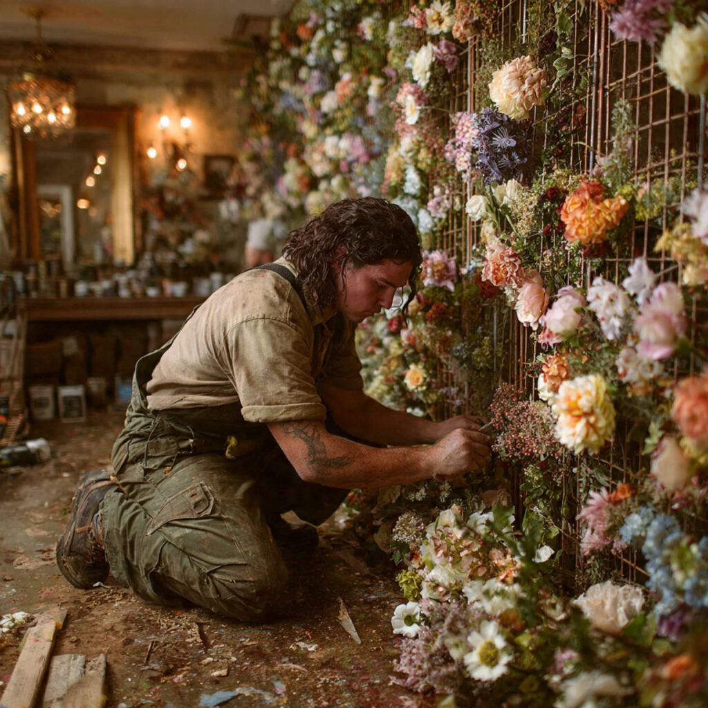 24 Affordable Wedding Flower Cost Ideas for Elegant Celebrations 21 eco friendly wedding floral installation using chicken wire